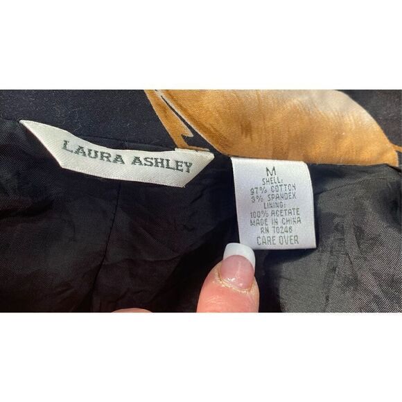 Laura Ashley Mandarin Collar Jacket Lined - Picture 10 of 12
